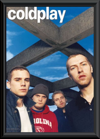 Coldplay Framed Poster :: Music Memorabilia :: Entertainment ...